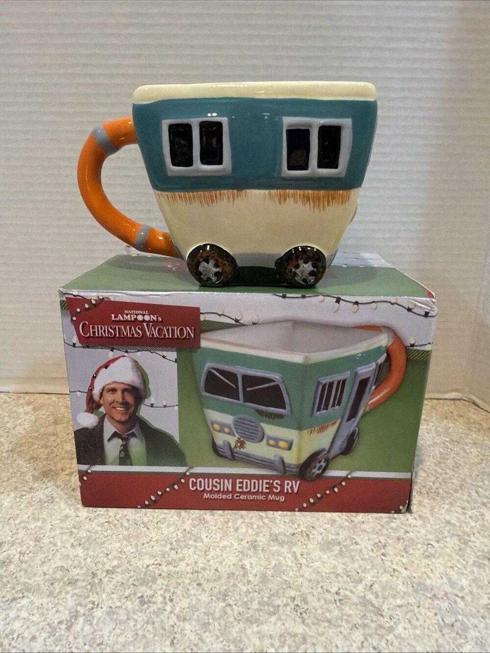 Christmas Vacation in box Cousin Eddie's RV mug 22 oz